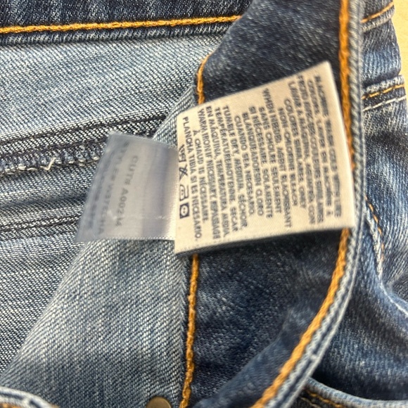 Hudson Sz. 31 vintage Y2K slight barrel leg- wider hip jeans in great vintage co - Picture 15 of 15